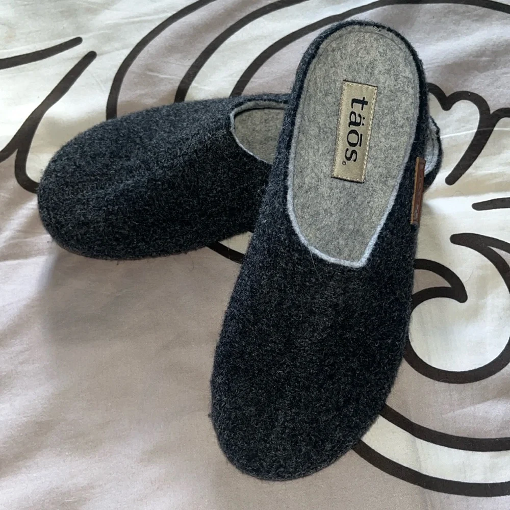 Taos Woolness wool clogs slides size EU 37 US 6-6.5 - Picture 1 of 11